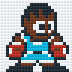 patrones pixel hobby street figther Balrog