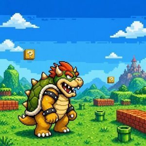 mario bros enemigo bowser