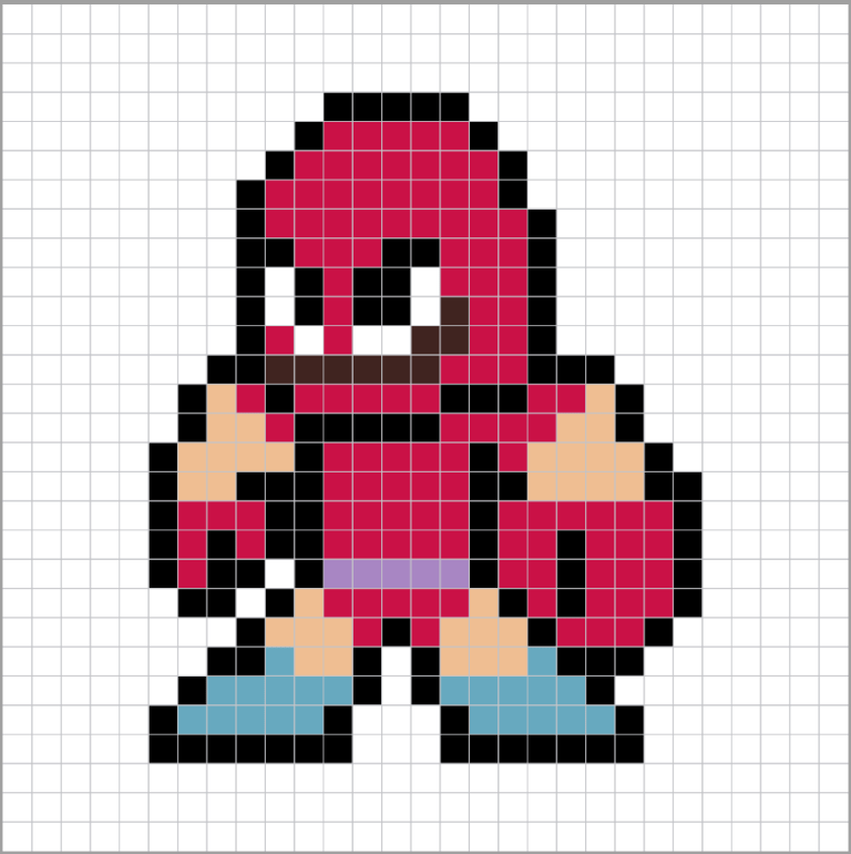 Patrones Hama Beads He-man Clawful 【 Pixel Real