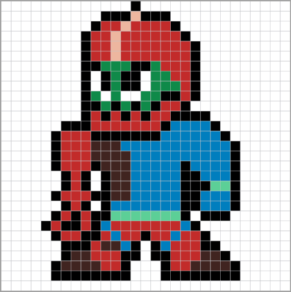Plantillas Hama Beads trap jaw he-man