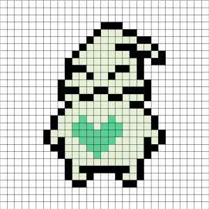 Patrones Hama Beads Halloween Boggieman