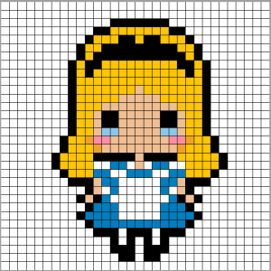 plantillas hama beads alicia pais maravillas