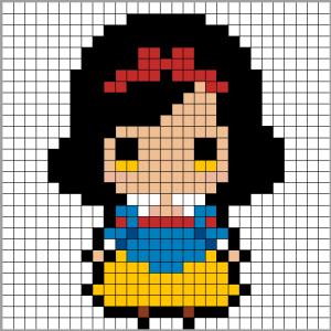 plantillas hama beads disney blancanieves