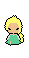 elsa de frozen pixel art